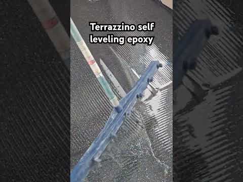 Terrazzino Self Leveling Epoxy black galaxy