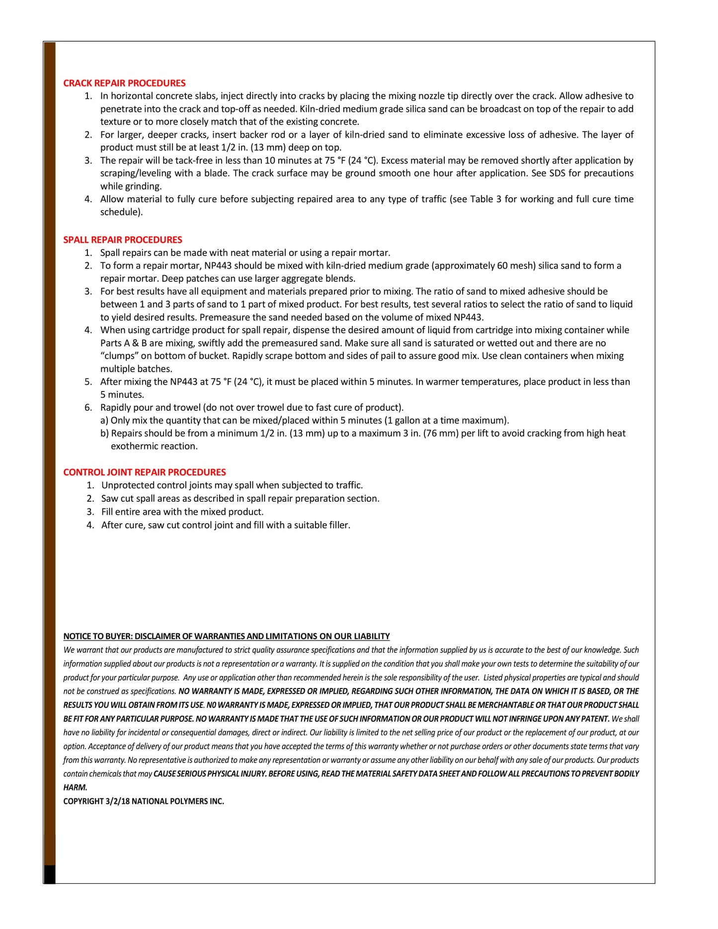 Réparation des fissures et des éclats de béton avec Gorilla Coatings