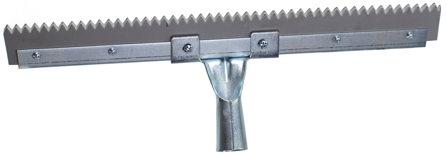 18" Serrated Edge V-Notch Floor Squeegee